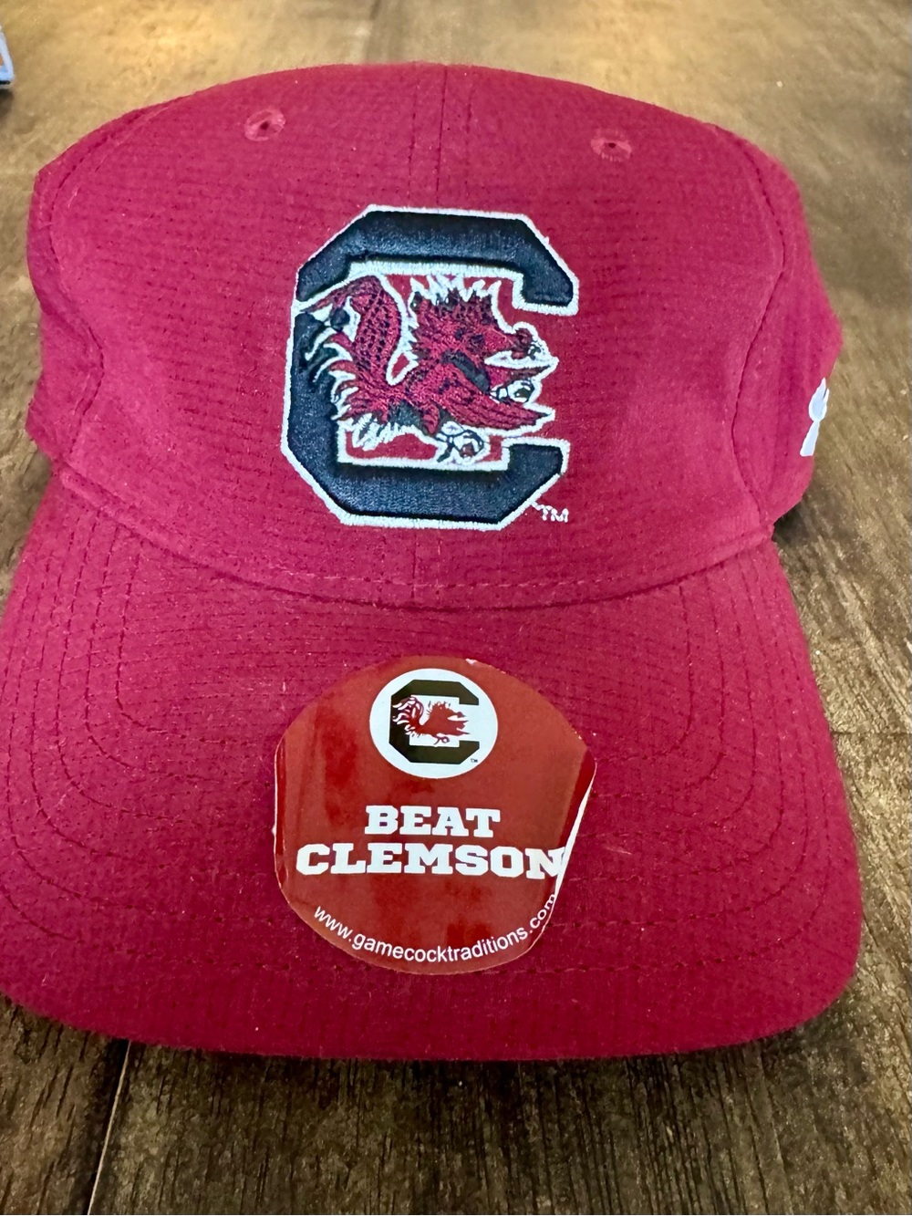 South Carolina Gamecocks Red Baseball Cap
OSFA

“Beat Clemson” sticker